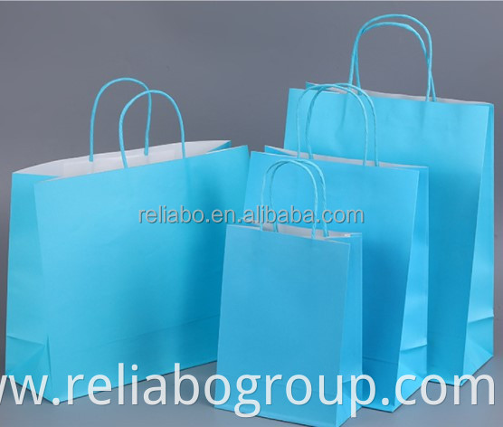 Full color Recyclable Kraft Paper Bags For Packaging